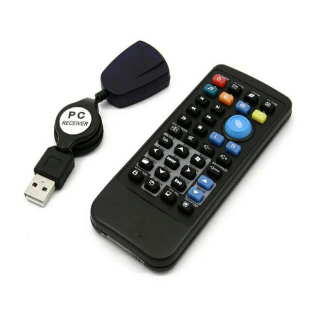 パソコン用 ブラリモ PC リモコン USB 赤外線 受光部 セット 周辺機器 マルチ 便利 マウス ...