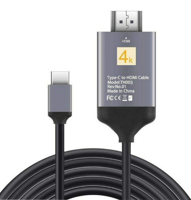 C Type HDMI ϊA_v^[ 4K USB to HDMIP[u [q ϋv