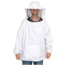 白 蜂防護服 フェイスネット付 養蜂用 蜂巣 害虫駆除 虫よけ 作業服 害虫 蜂 駆除