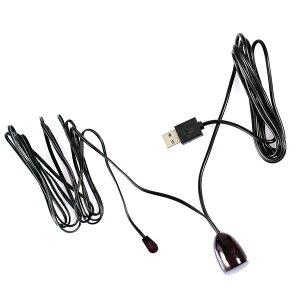 リモコンベンダー リモコンリピーター リモコン中継器 リモコン受信機 USBケーブル付き 赤外線