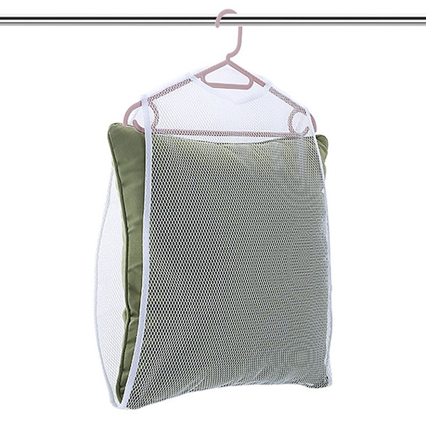 大型 洗濯ネット 枕 ぬいぐるみ 収納 枕干し 物干し 吊り下げ式 乾燥 梅雨 2枚組
