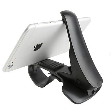 車 スマホ ホルダー 充電 クリップ 車載ホルダー スマホ ハンドル ダッシュボード カー用品 滑り止め付き ブラック