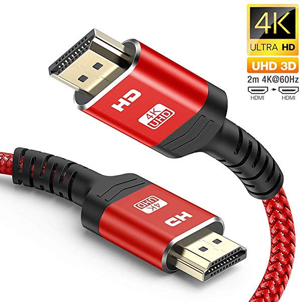 HDMI֥ ϥԡ 2M HDMI CABLE 4K/2Kб 60Hz 3840p/2160p UHD 3D HDR 18Gbps ®ͥå ARC CEC Xbox PS3 P...