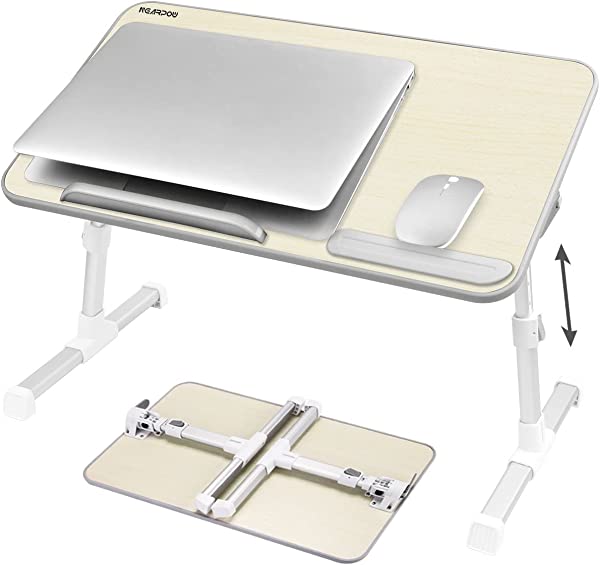 折りたたみ式 ノートパソコンスタンド ベッドテーブル 4つ組み立て方 両・右・左利き対応 ローテーブル..
