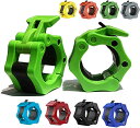 バーベル クランプ 50mm バークリップ ワークアウト ウェイトリフティング フィットネス トレーニング ロック 50mm バーベルカラー クイックリリースペ...