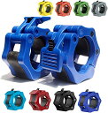 バーベルクランプ 50mm バークリップ ワークアウト ウェイトリフティング フィットネス トレーニング ロック 50m バーベルカラー クイックリリースペア(...