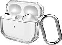 AirPods 3 ケース キーチェーン付き 透明 TPUカバー 全面保護カバー 落下防止 耐衝撃 防塵 防水 【前面のLEDライトが隠れない】【ワイヤレス充電...