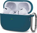 AirPods Pro2 ケース (2022) AirPods Pro 第2世代 ケース シリコン 保護ケース カラビナ付き シリコン 耐衝撃 三重層保護LED...