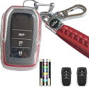 キーケース スマートキーケース シリコン TPU 前蓋透明 キーホルダー トヨタ キーケースカバー TOYOTA C-HR プリウス 50系 キーカバー 新型 ...