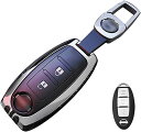 キーケース NISSAN用 金属インテリジェントキーケース キーカバー 2/3ボタン 高級 日産 スマートキーケース 日産専用設計 キーケースカバー セレナ /エクストレイル /エルグランド /スカイライン /ノート /デイズ /キューブ 日産車用 亜鉛合金キーケース キー...