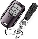 キーケース スマートキー スマートキーケース キーカバー 2 3 4 ボタン 高級 TPU ホンダ 専用設計 キーホルダー HONDAフィット ジェイド ヴェゼル ステップワゴン S660 フリード オデッセイ アコード グレイス シャトル ギフト プレゼン