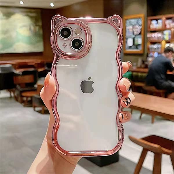 iPhone11 ケース おとな かわいい おしゃれ シンプル 極薄 猫耳 スマホケース スマホカバー あいふぉん11 ケース アイフォン11 ケース 薄型 ネコ耳レンズ 全面保護 iPhoneケース 波状エッジ ソフトシェル 耐衝撃 擦り傷防止 携帯カバー 携帯ケース 人気iPhoneケー...