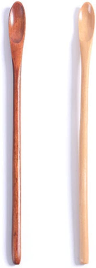 マドラースプーン マドラー 木製 ロングスプーン 攪拌棒 コーヒー スプーン ティースプーン マドラーセット (2本セット) 送料無料