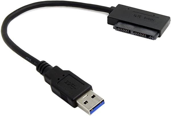USB 3.0 to ޥSATA 7 + 9 16ԥ 1.8 90 դ ϡɥǥɥ饤 SSD ץ֥ 10cm ̵
