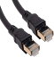 RJ45 Cat8 イーサネット ネットワーク LANケーブル パッチコード 25 / 40Gbps（ルーターラップトップ2M..