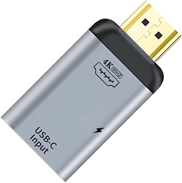 USB-C TypeC メス から HDMIシンクHDTVおよびPD電源アダプター4K60hz 1080p（電話およびラップトップ用） 送料無料