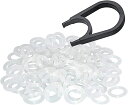 メカニカル キーボード 静音化リング 耐用シリコン O-Ring 145PCS & キーキャップ引き抜き工具 (白色) 送料無料