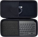 ロジクール MX KEYS mini KX700 ワイヤレス キーボード ケース 収納 保護 ガード 持ち運び 軽量 旅行 出張 アウトドア (グラファイト)【互換品】