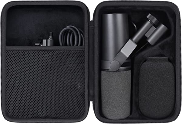 SHURE SM7B MV7 ダイナミック型 マイクロホン ケース 収納 保護 ガード 持ち運び 軽量 旅行 出張 アウトドア (ケースのみ)【互換品】