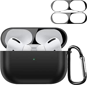 AirPod Pro 2 P[X _XgK[ht AirpodsPro case tbNt LY w h~  LEDCg  Ή یP[X ho (Airpods Pro 2CubN)