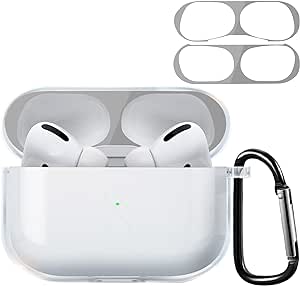 AirPod Pro 2 P[X _XgK[ht AirpodsPro case tbNt LY w h~  LEDCg  Ή یP[X ho (Airpods Pro 2CNAP[X& Vo[[_XgK[h)