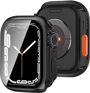 アップルウォッチ カバー Apple Watch カバー 44mm 対応 ケース と互換性があり,シリーズの外観に変換できます 対応 アップルウォッチse 第二世代/se/6/5/4 Apple Watch se2/se/6/5/4(44mm,ブラック) 送料無料
