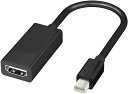 Mini DisplayPort to HDMI 変換アダプタ 4K(3840*2160)30HZ ミニディスプレイポート MacBook/Macbook Pro/Macbook Air/Microsoft Surface Pro対応 ブラック 送料無料