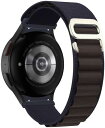 Galaxy Watch FE 40mm / Galaxy Watch 7/6/5/4 40mm 44mm / Galaxy Watch 6 Classic 43mm 47mm バンド 交換 ベルト ナイロン Gフック 軽量 通気性 スポーツ 替えバンド ストラップ 交換バンド Galaxy Watch 5 Pro 45mm 用(パープル)