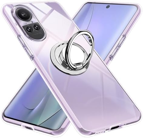 Rakuten - OPPO Reno10 Pro 5G ケース クリア リング付き TPU oppo reno 10 pro 5G カバー 専用 黄ばみ防止 耐衝撃 薄型 ケース 車載ホルダー対応 滑り止め 落下防止