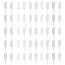 スポイト 4ml 50本 ピペット 使い捨て ポリスポイト 透明 水分補給 化粧品 小分け 精油 小分け 自由研究 料理 科学実験 クラフト紙箱入り 透明
