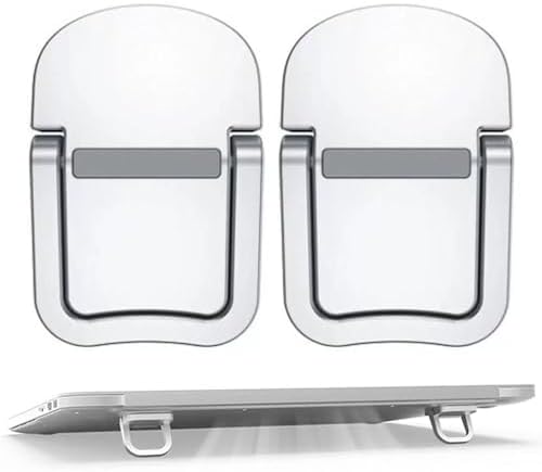 ノートパソコンスタンド pcスタンド パソコンスタンド 2個入り ノートパソコン用見えないスタンド 亜鉛..