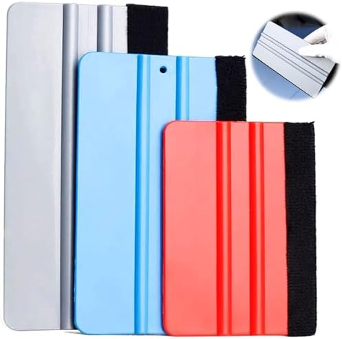 スキージー フィルム貼り スキージ カーフィルム ヘラ 3個セット スクレーパー カッター 刃 ステッカー..