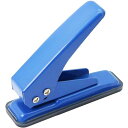 穴開けパンチ ルーズリーフパンチ 1穴 穴径6mm 20枚入り コンパクト 軽量 持ち運び可能 丈夫 DIYマニュアル 事務用品 (ブルー)