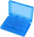 3DS ソフト ソフトケース 22 カード容量 メモリーカード スタイラス キャリングケース 携帯 ゲームカード 3DS ケース (Blue)