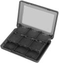 3DS ソフト ソフトケース 22 カード容量 メモリーカード スタイラス キャリングケース 携帯 ゲームカード 3DS ケース (Black)