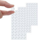 戸当たりクッション 150粒セット 3サイズ 5mm/8mm/10mm クッションゴム ゴム足 透明 滑り止め ゴム 傷防止 衝撃吸収素材 半球型 シリコン製 家具 透明色