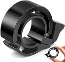 自転車 ベル 軽量 大音量 ロードバイク ベル チューブ径22〜23mm アルミ合金 防錆加工 自転車 ロード/マウンテンバイク ブラック