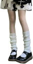 ルーズソックス 厚手 40cm 制服小物 高校生 ギャル 仮装 学生服 靴下 ソックス 防寒 通学 女子 (ホワイト)