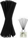 ディフューザースティック アロマスティック 50本 直径3mm 長さ20cm アロマ リラックス ルームフレグランス 癒し 香水 抗カビ 長持ちする ベッド 寝室 リビング バスルーム 新鮮な空気 50個