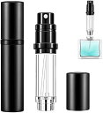 アトマイザー 詰め替え 香水 小分け 香水ボトル 5ml 旅行 持ち運び コスメ 化粧品 ディスペンサー ミニボトル 漏れ防止 小容量 ミニ携帯ボトル ユニセックス 男女兼用 ブラック