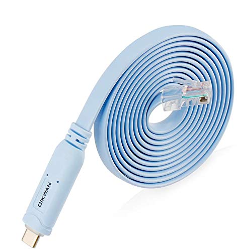USB-C - RJ45 シリアルアダプター USB C - コンソールケーブル NETGEAR Ubiquity LINKSYS TP-Linkルーター / スイッチのノートパソコンに不可欠なアクセサリー。