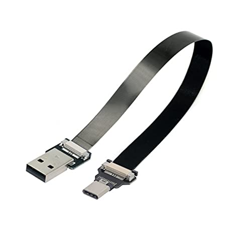 Rakuten - USBケーブル USB 2.0Type-Aオス-USB-CType-CオスデータフラットスリムFPCケーブル (FPV ディスク 電話用) 100cm