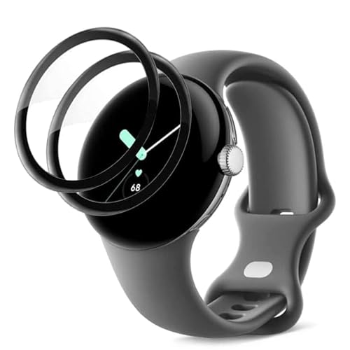 乐天商城 - Google Pixel Watch 3 45mm フィルム Pixel Watch3 45mm 保護 フィルム 曲面対応 PMMA+PC製素材 3D 耐衝撃 飛散防止 指紋防止 高透過率 防塵 気泡ゼロ フィルム 2枚セット