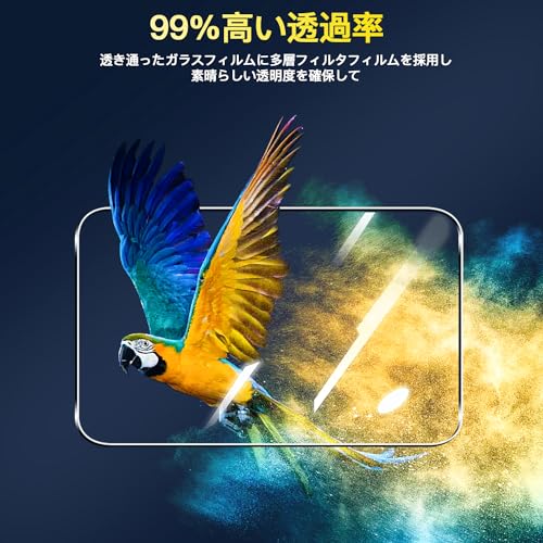 Insta360 Ace Pro ガラスフィルム 4枚 + レンズ保護フィルム 2枚 硬度9H インスタ3...