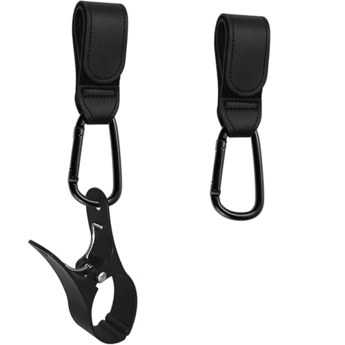Roczential シューズクリップ ベビーカー フック シューズホルダー 靴 クリップ 荷物フック 落下防止 紛失防止 軽量 丈夫 アウトドア キャンプ ベビーカー バギー 自転車に対応