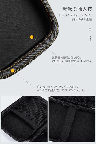 ガジェットケース モバイルバッテリー ケース 多機能収納ボックス 携帯に便利 旅行 出張用 防塵防水設計 充電器 イヤホン収納に最適 (カーボンファイバー) deer-shop-10107149 deer-shop サンプル画像2