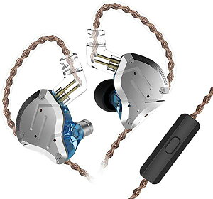 KZ ZS10 PRO 重低音 kz イヤホン 高音質 イヤホン イヤモニ型 ハイブリッド イヤホン 1ダイナミック＆4バランスド・アーマチュア...