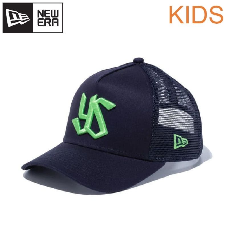 NEWERA ニューエラ キッズ ユース 東京 ヤクルト スワローズ YS メッシュ キャップ CAP 帽子 9FORTY 野球 子供用 男の子 女の子 ユニセックス 紺 ネイビー 13565767