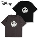 【送料無料】メンズ ナイトメアービフォアクリスマス ディズニー Disney 半袖 Tシャツ 半袖Tシャツ ティーシャツ ジャック サリー プリント ユニセック...