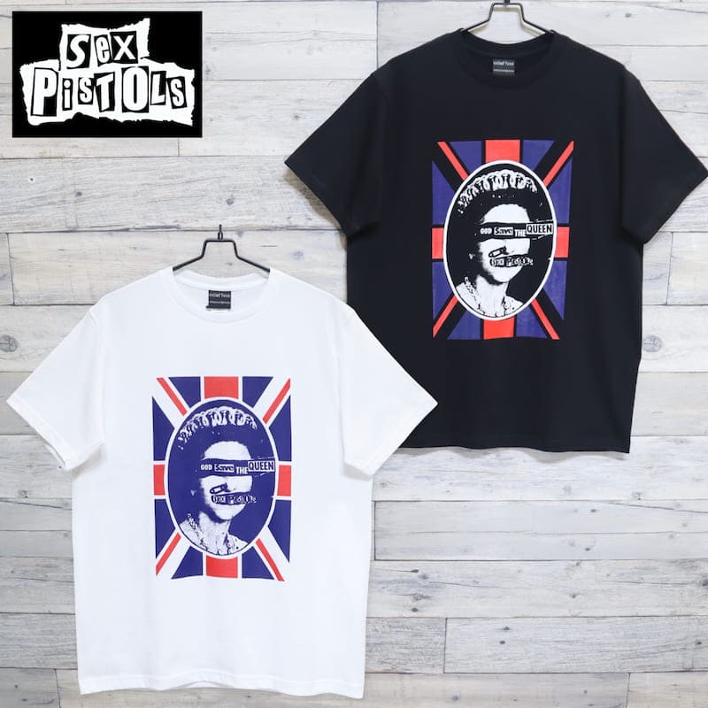 【送料無料】メンズ 半袖 Tシャツ 半袖Tシャツ ティーシャツ バンドTシャツ バンT ロックT プリント セックスピストルズ ユニオンジャック ユニセックス レディース 白 ホワイト 黒 ブラック